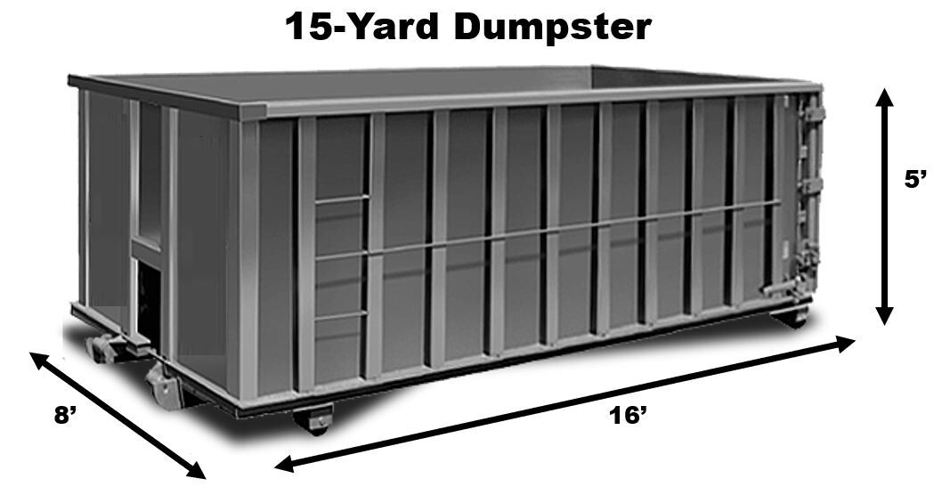 15 Yard Dumpster Rental in Houston TX