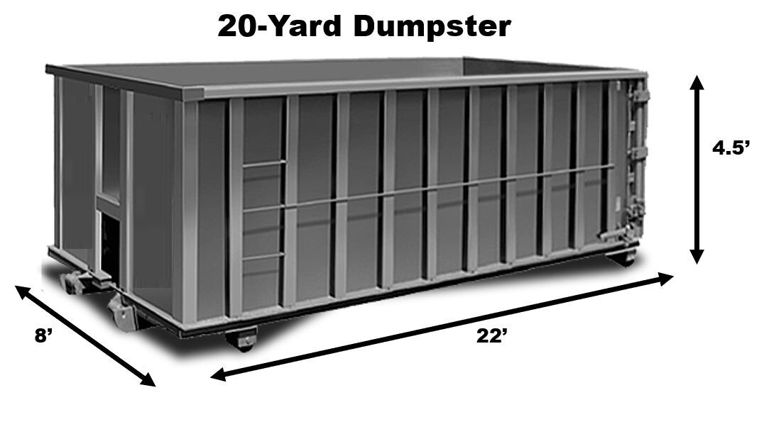 20 Yard Dumpster Rental in Houston TX