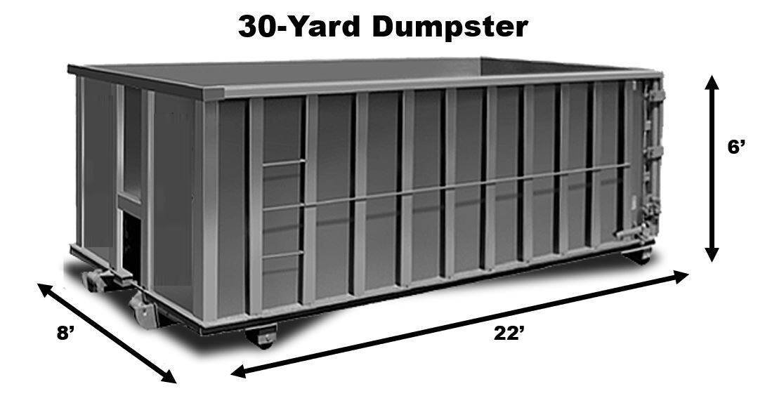 30 Yard Dumpster Rental in Houston TX
