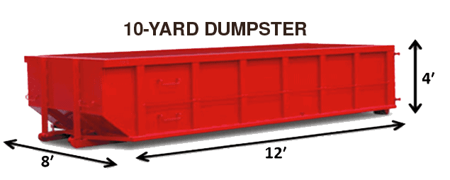 10 Yard  Dumpster Rental